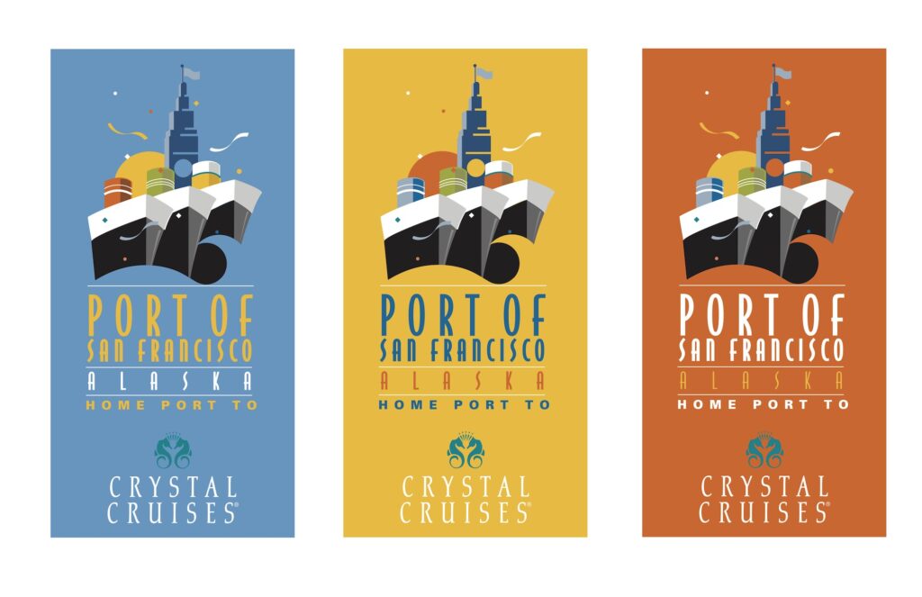 Port of San Francisco cruise ship banners